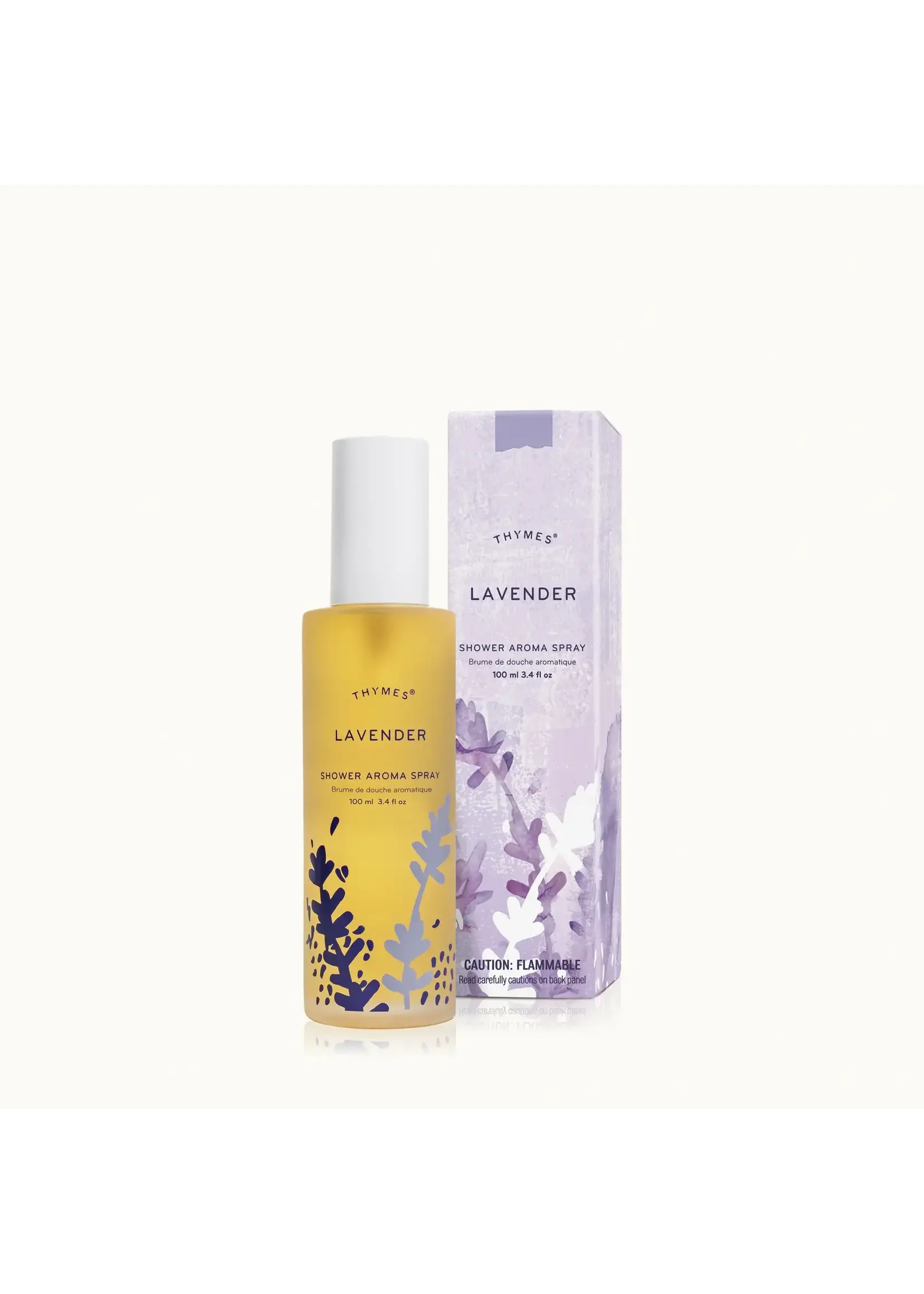 Thymes Lavender Shower Aroma Spray 3.4floz