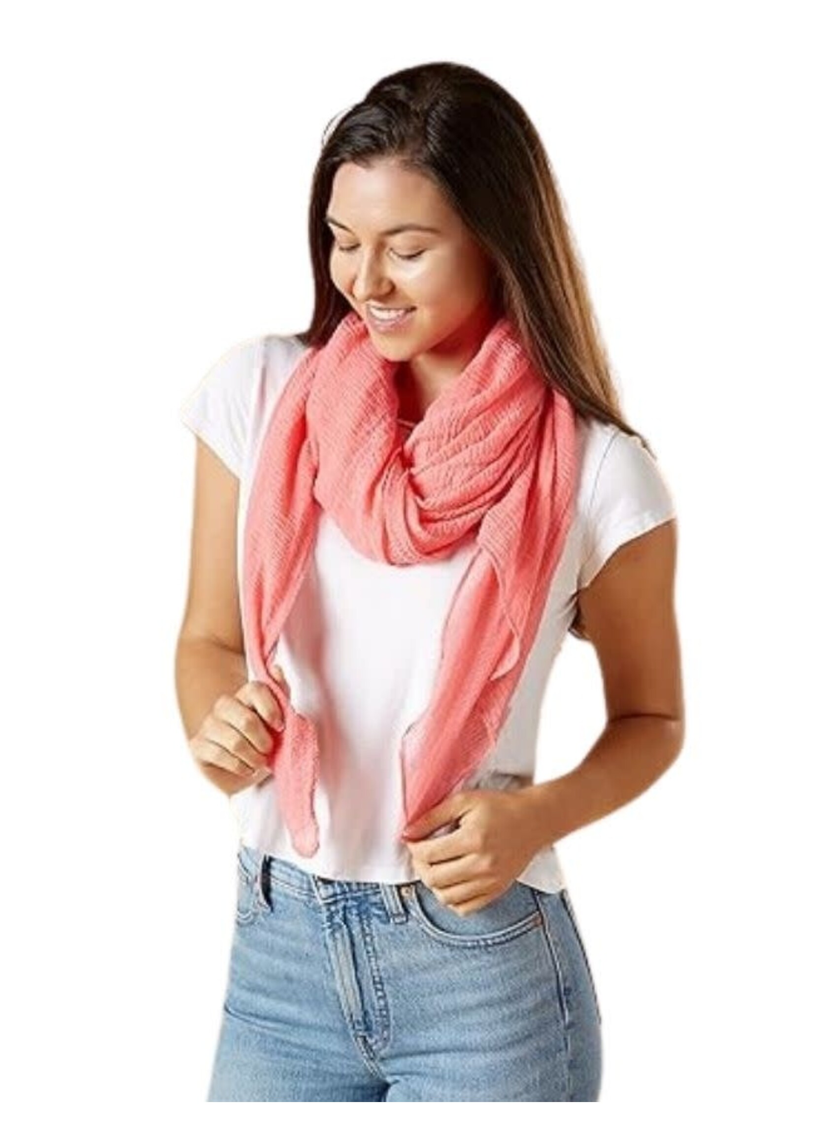 Tickled Pink Insect Shield Scarf Melon