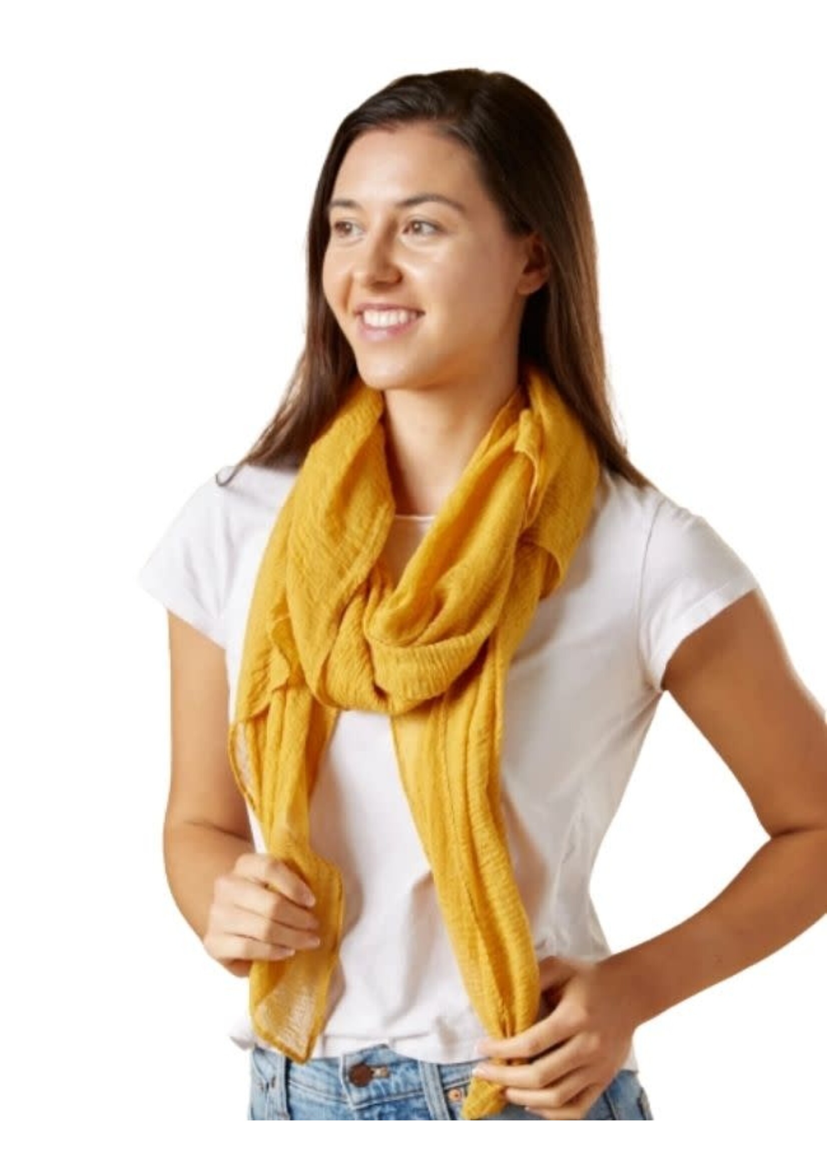 Tickled Pink Insect Shield Scarf Honey Gold