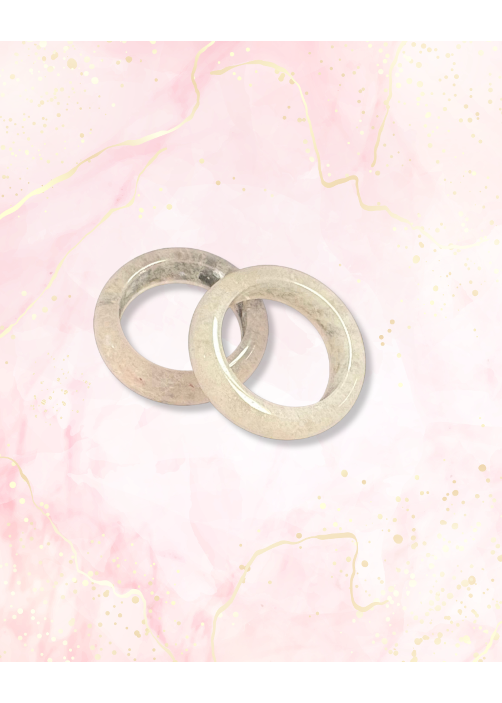 Rose Quartz Ring 6 mm