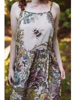 Slip Dress Love Grows Wild W/ Bees L/XL