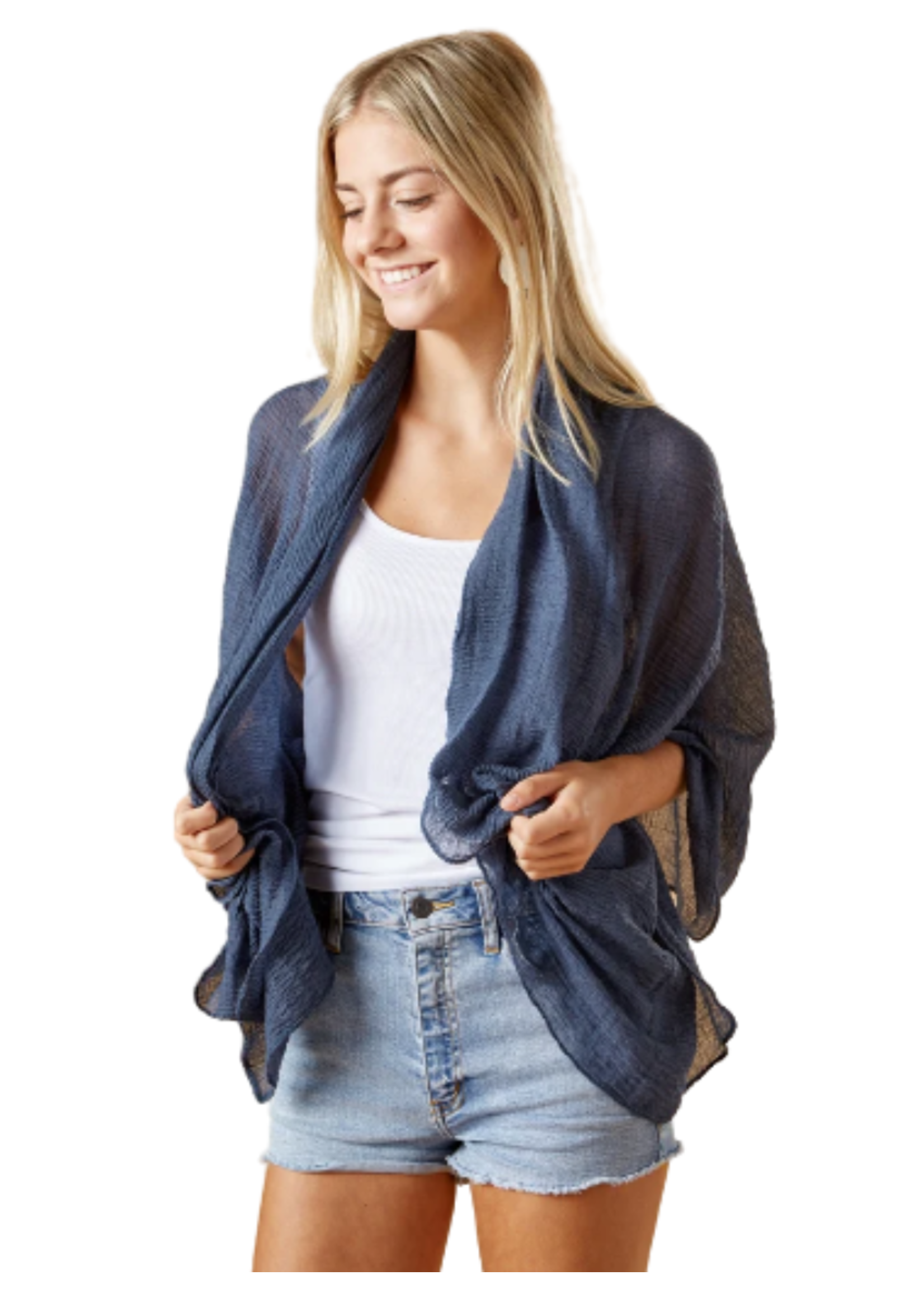 Tickled Pink Insect Shield Scarf Navy Blue