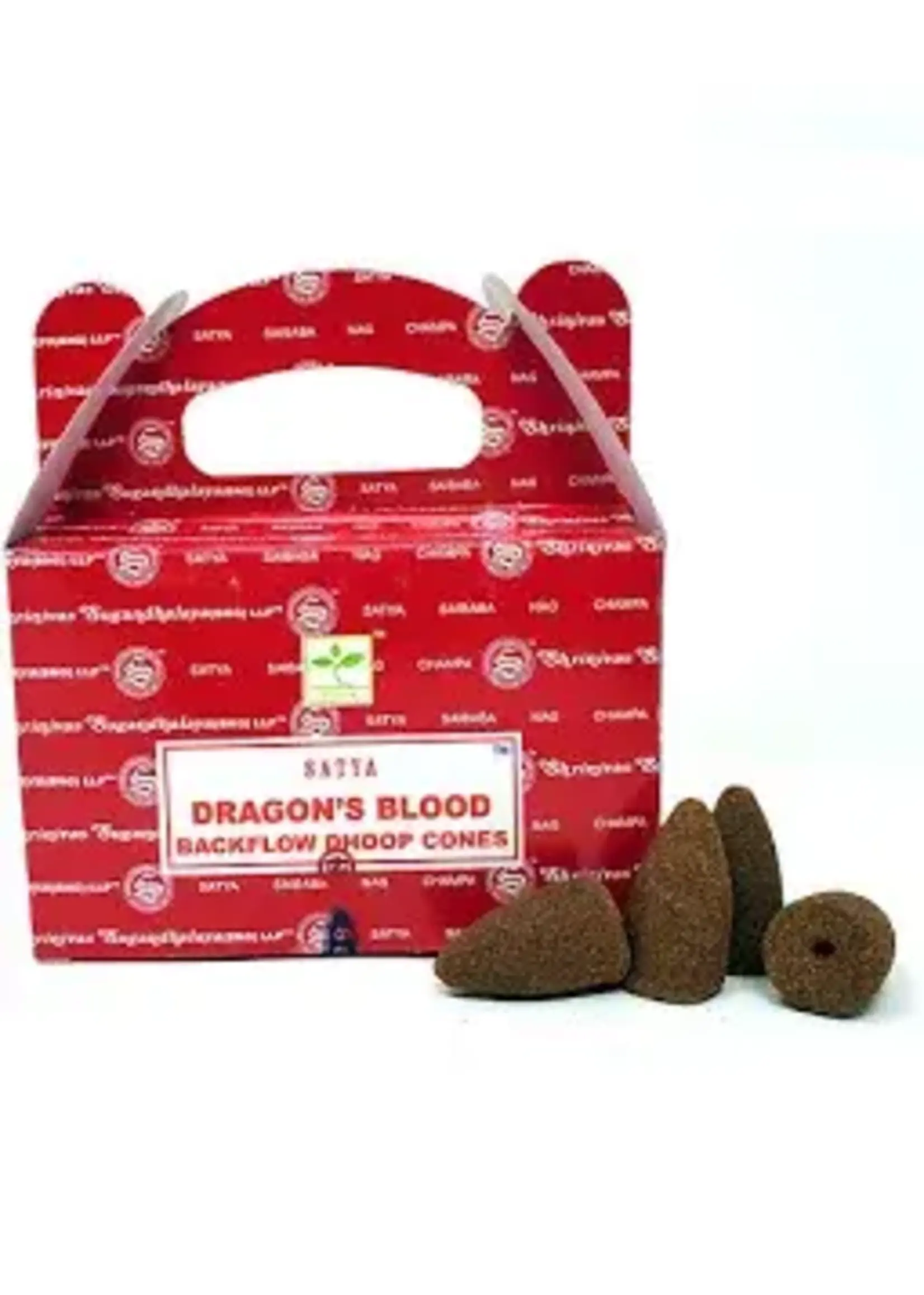 Satya Dragon's Blood Backflow Dhoop Cones
