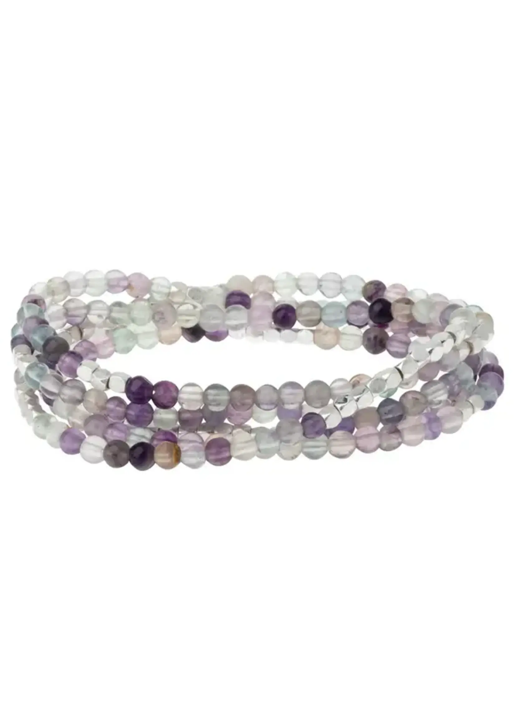 Fluorite Silver Bracelet/Necklace Stone Of Brilliance