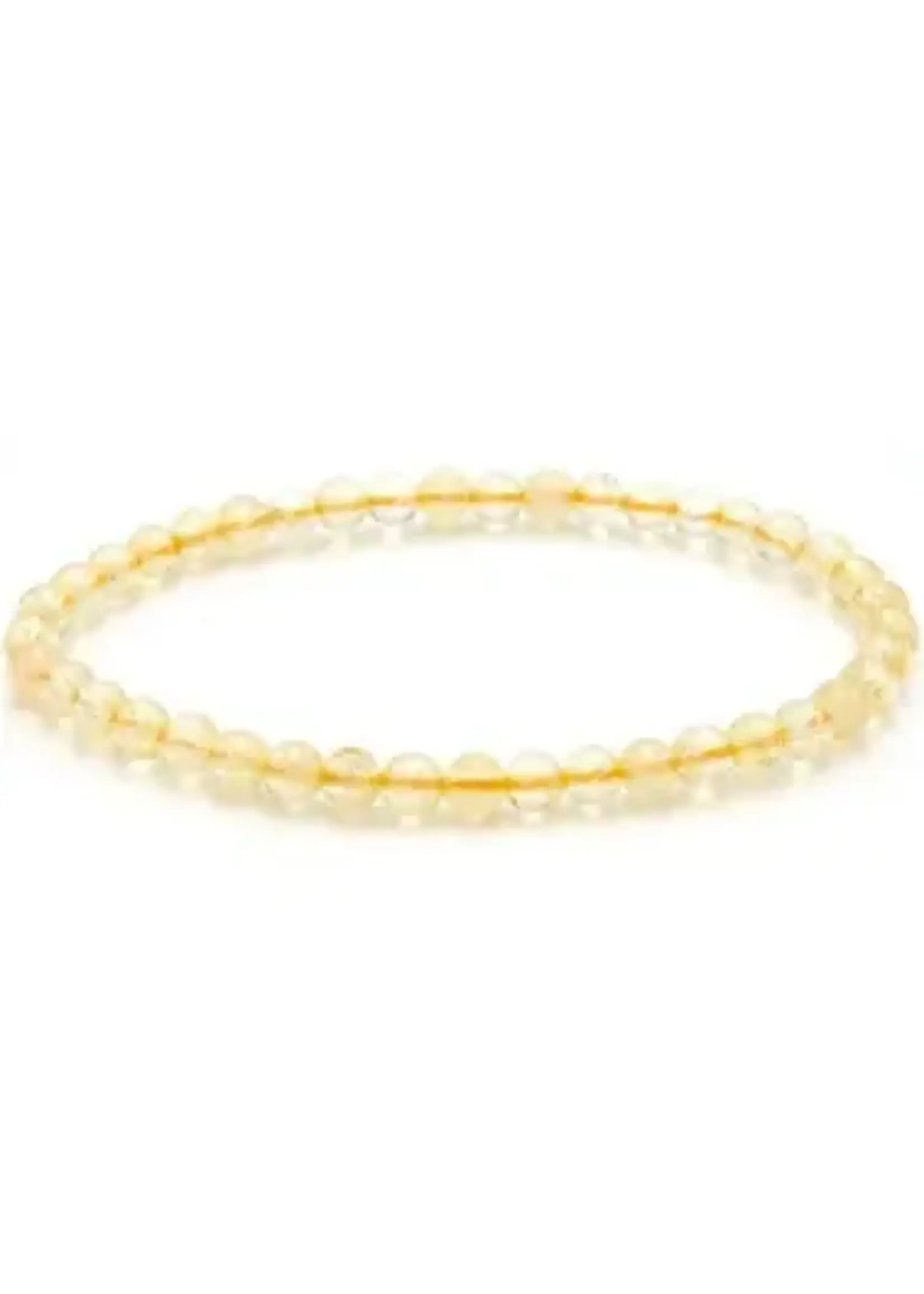 Bracelet Citrine 4mm
