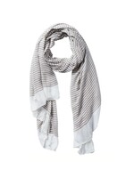 Tickled Pink Insect Shield Scarf Striped Grey