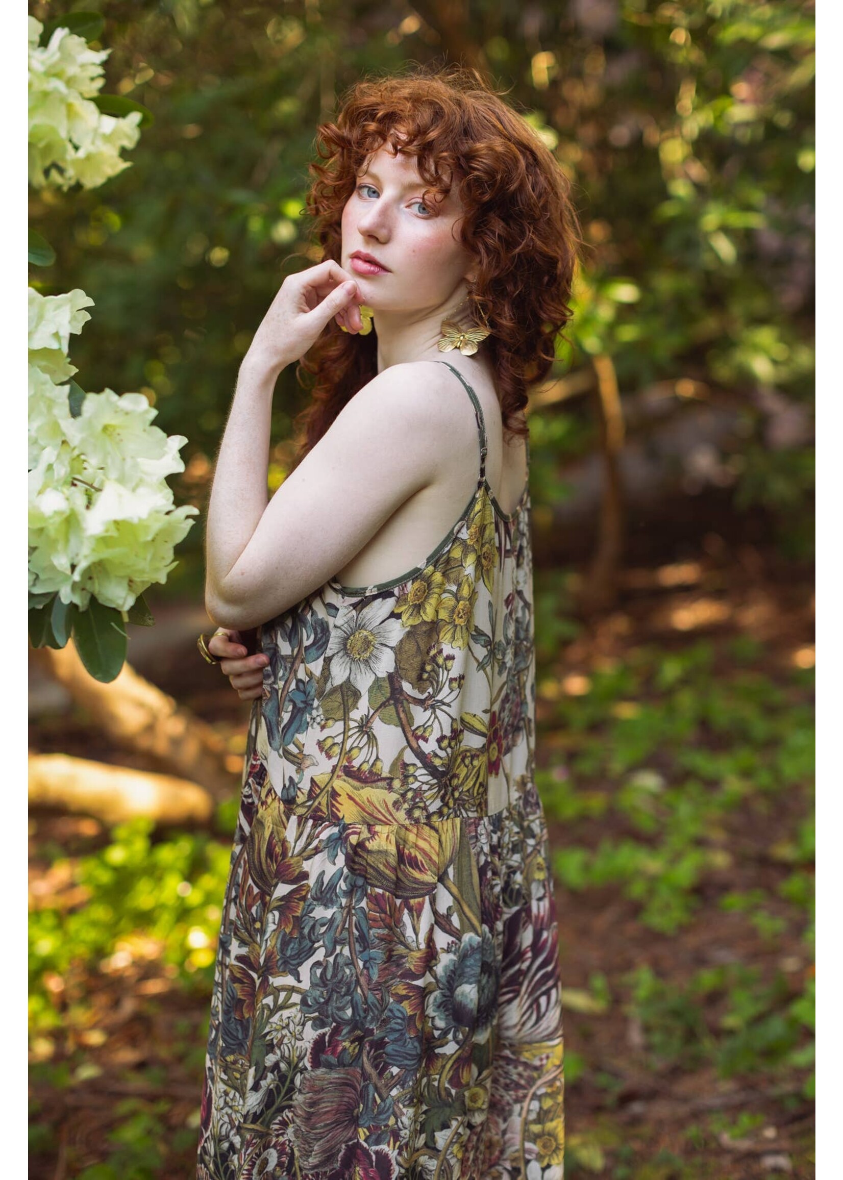 Slip Dress Love Grows Wild W/ Bees L/XL