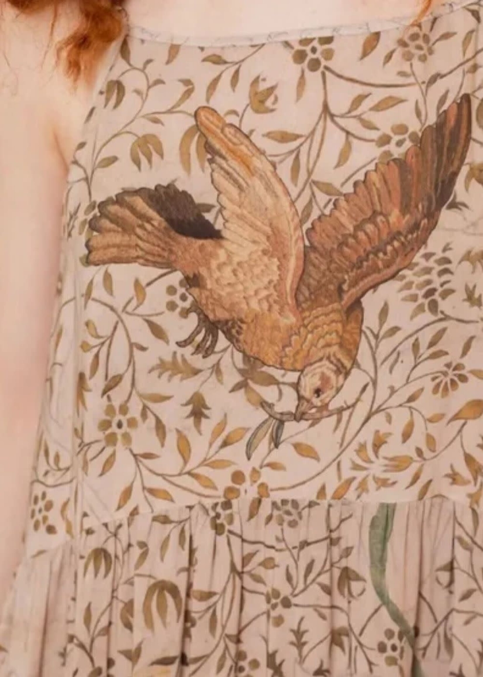 Folklore Floral Slip Dress Bird Of Peace Large/Extra Large