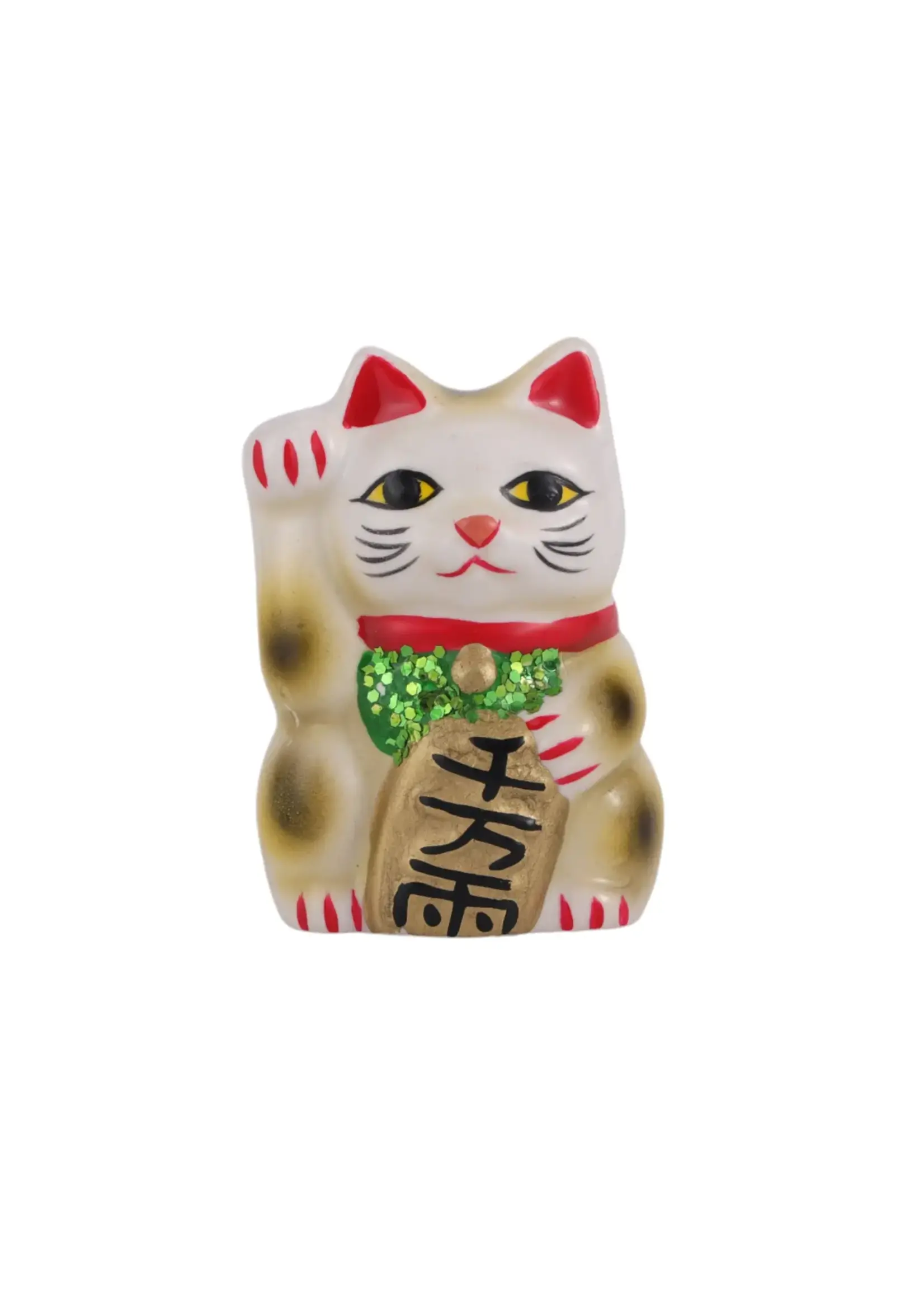 Lucky Cat Figurine Maneki Neo 2 inch