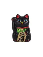 Lucky Cat Figurine Maneki Neo Cold Cast Resin 2 inch