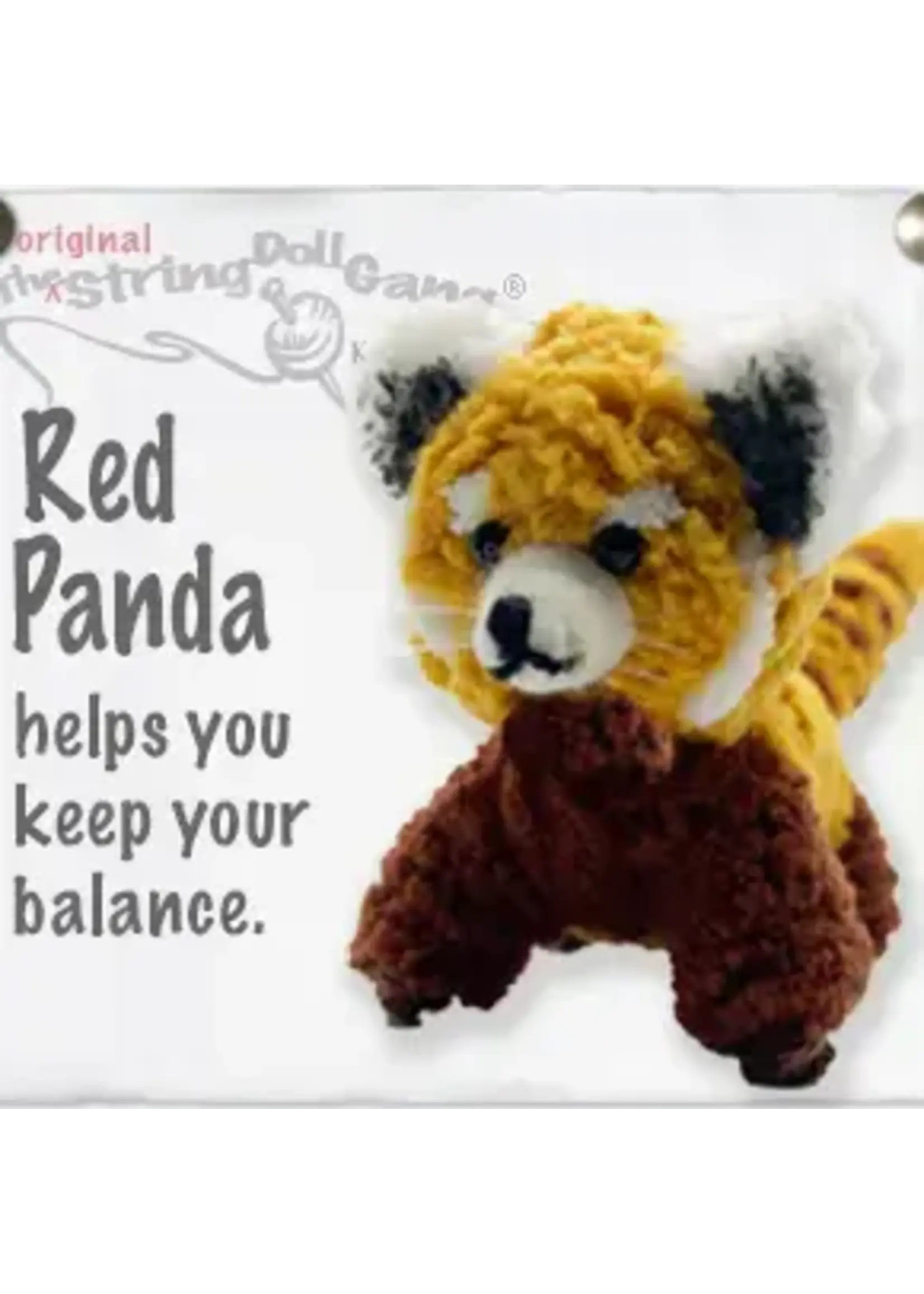 String Doll Keychain Red Panda