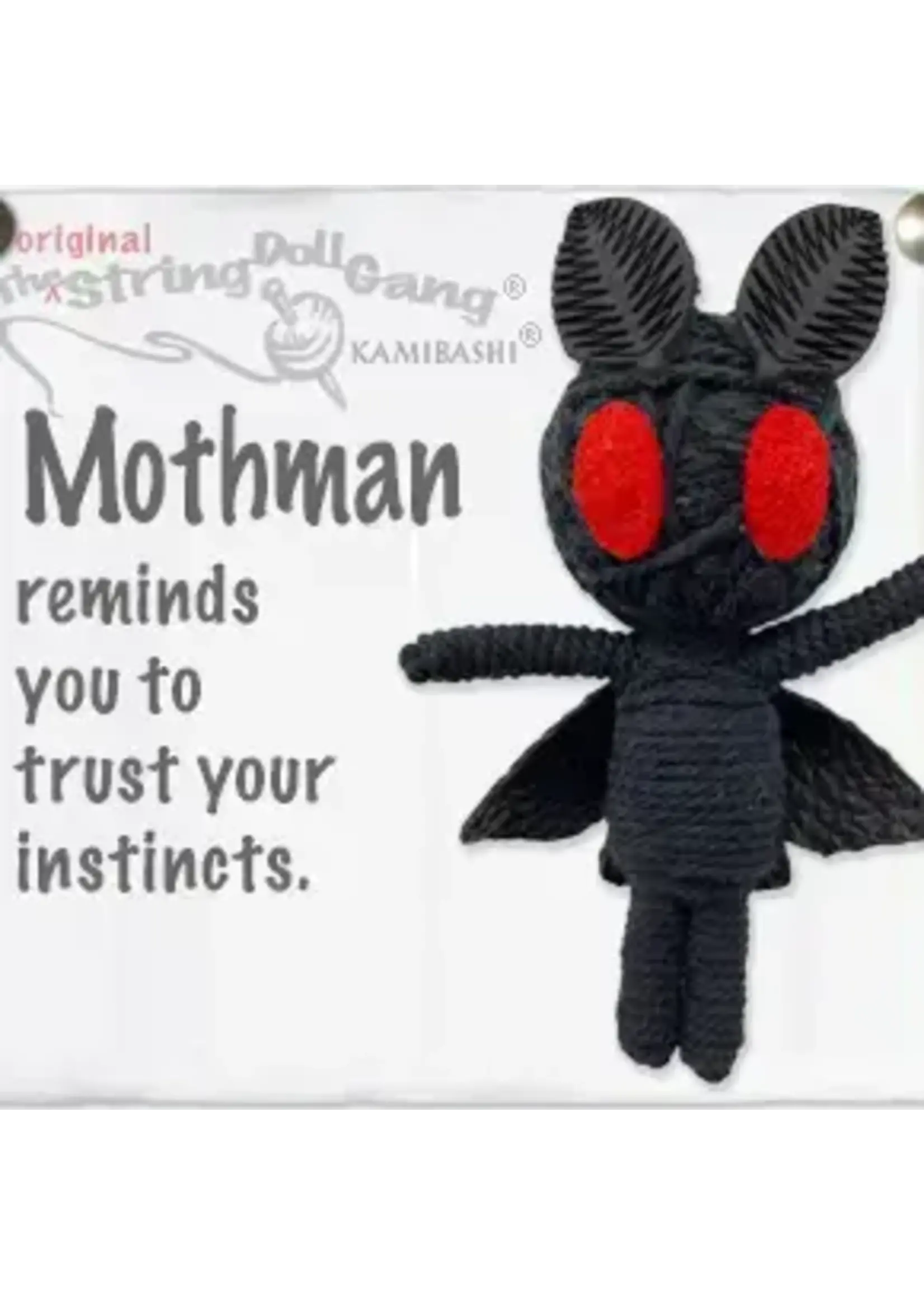 String Doll Keychain Mothman