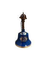 Bell Metal Chakra Third Eye Blue 6.25"