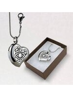 Necklace Aromatherapy Locket Heart