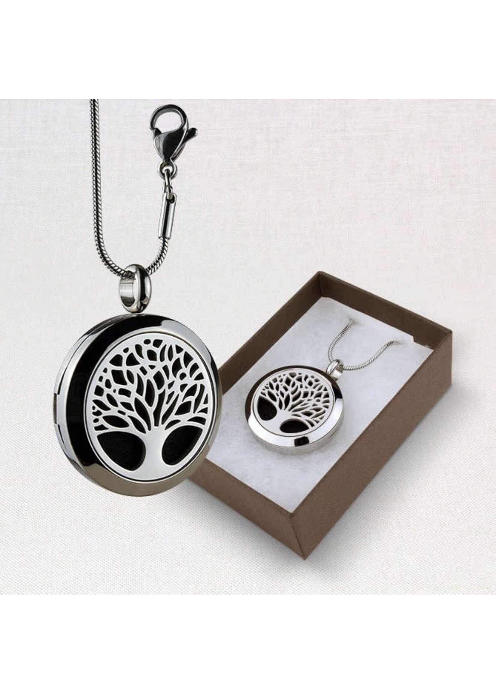 Necklace Aromatherapy Locket Tree