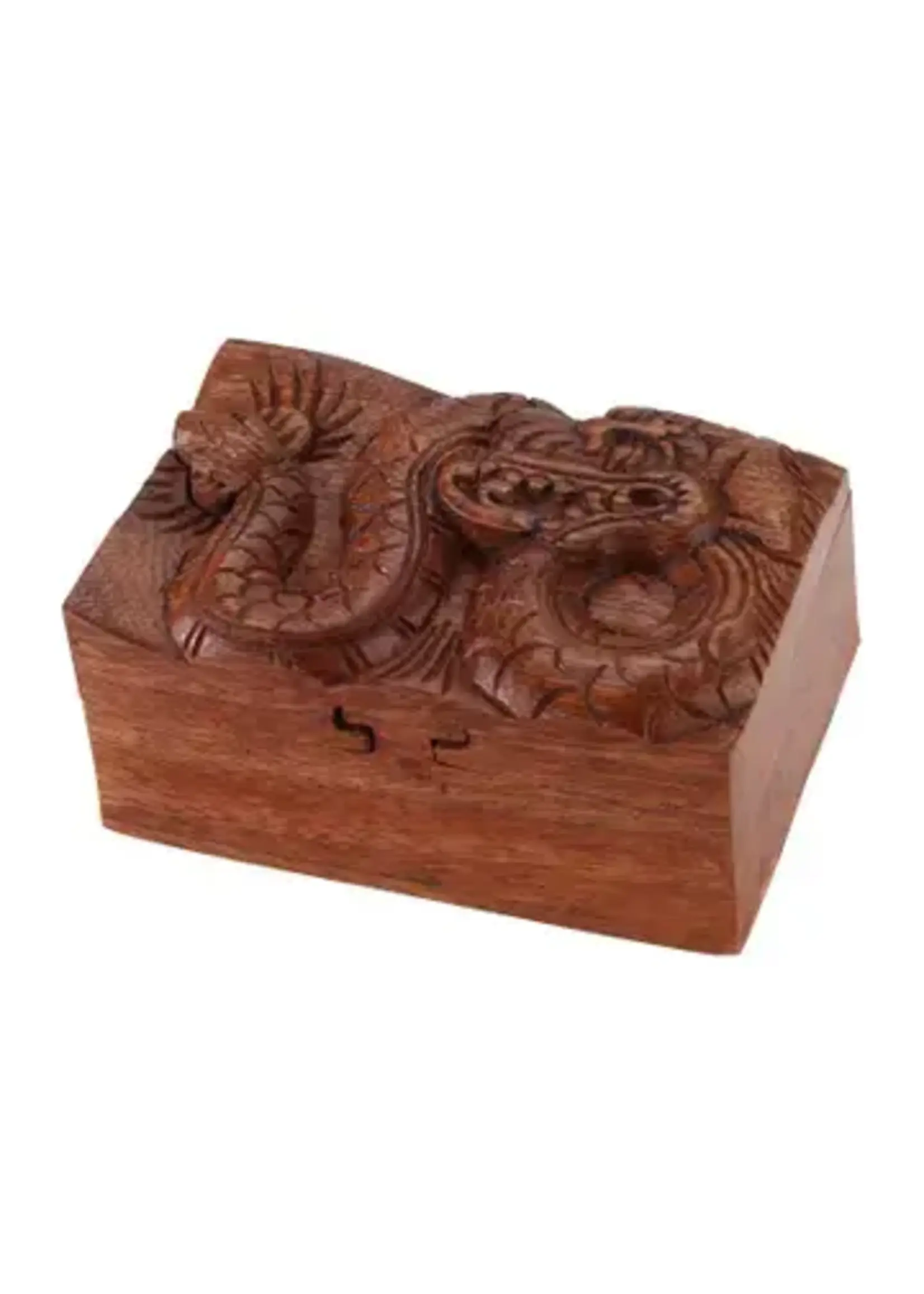 Wooden Puzzle Box Dragon