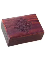 Celtic Cross Wood Box 4"x6"