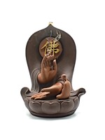 Original Source Serenity Hand Ceramic Backflow Incense Burner