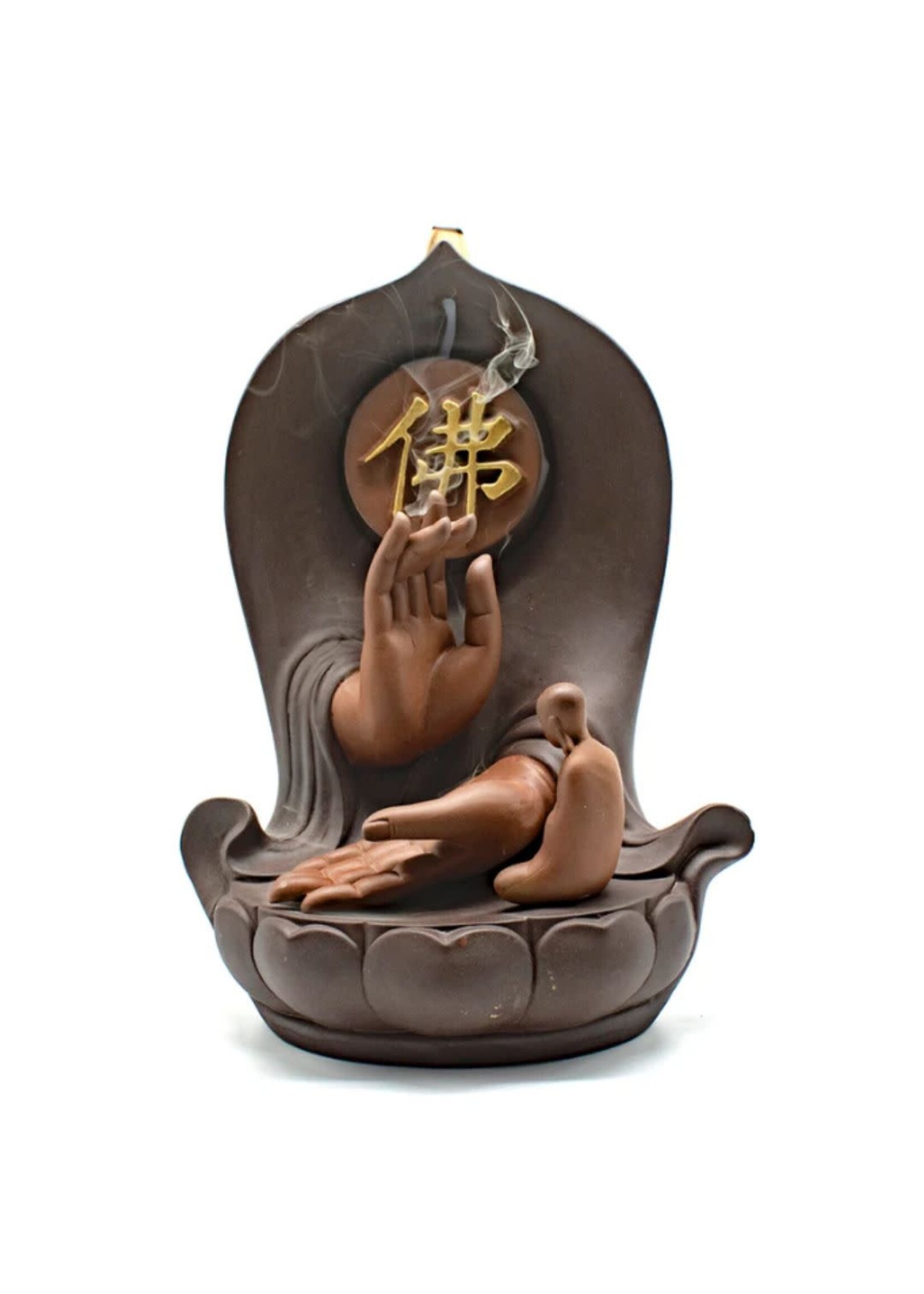 Original Source Serenity Hand Ceramic Backflow Incense Burner