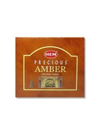 Incense Cones Amber 10 cones per box