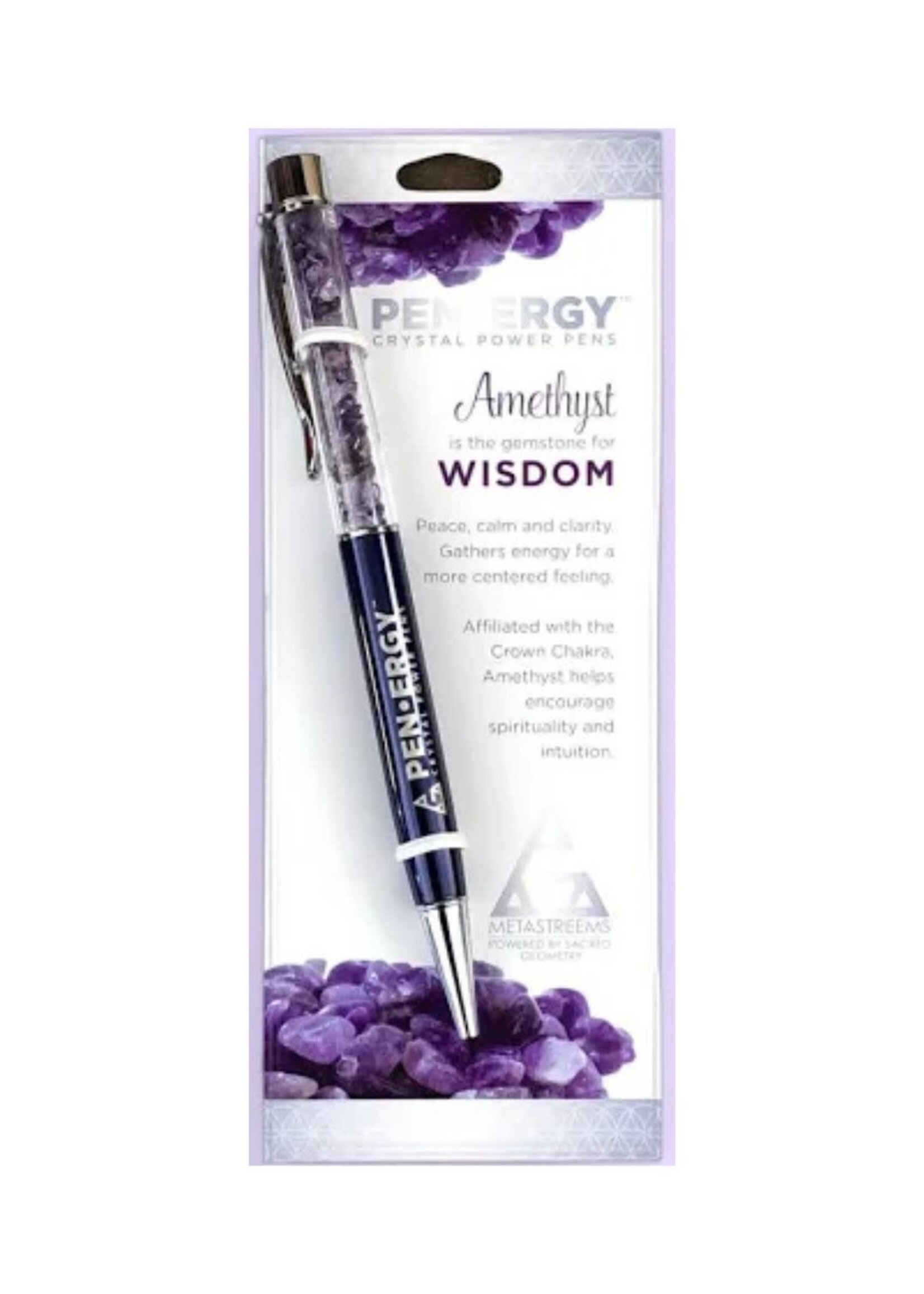 PEN - ERGY Copper Power Pens Crystal Amethyst