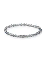 Mini Crystal Bracelet Silver with Silver Accents