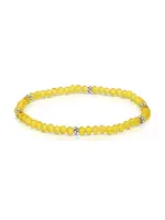 Mini Crystal Bracelet Dandelion with Silver Accents