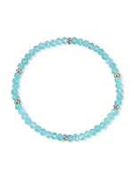Mini Crystal Bracelet Aqua