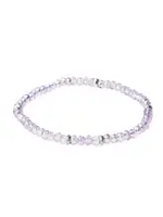 Mini Crystal Bracelet Lavender