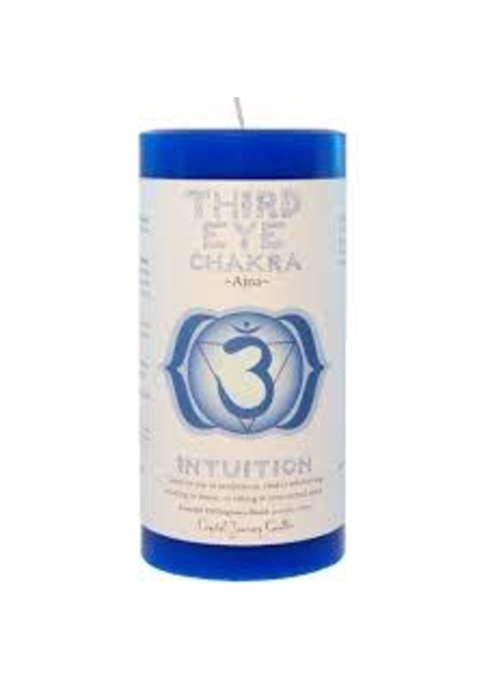 Candle Chakra Pillar Third Eye Ajna