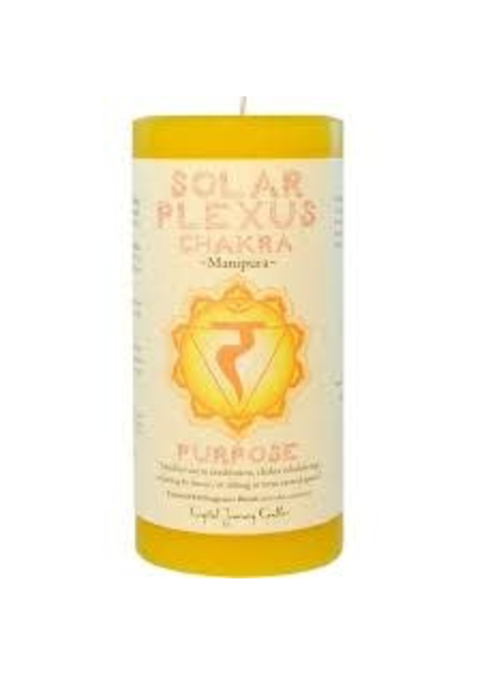 Candle Chakra Pillar Solar Plexus Manipura