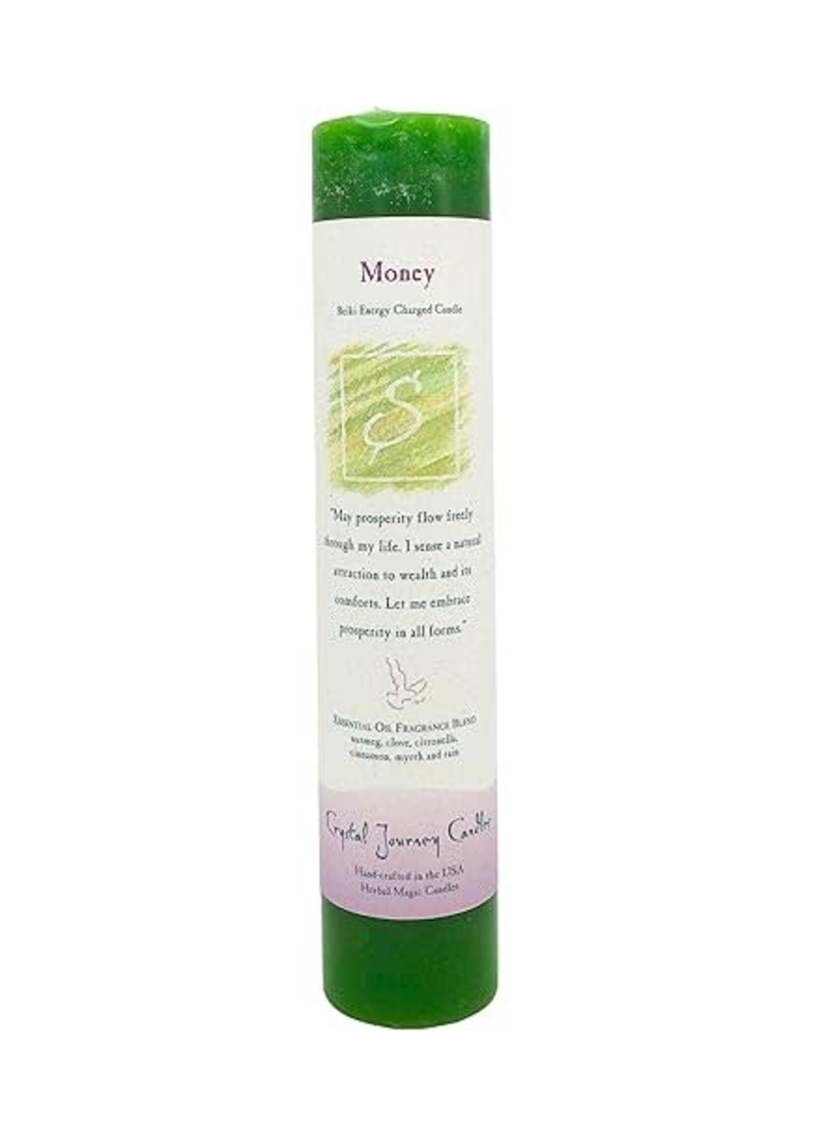 Candle Reiki Herbal Pillar Money