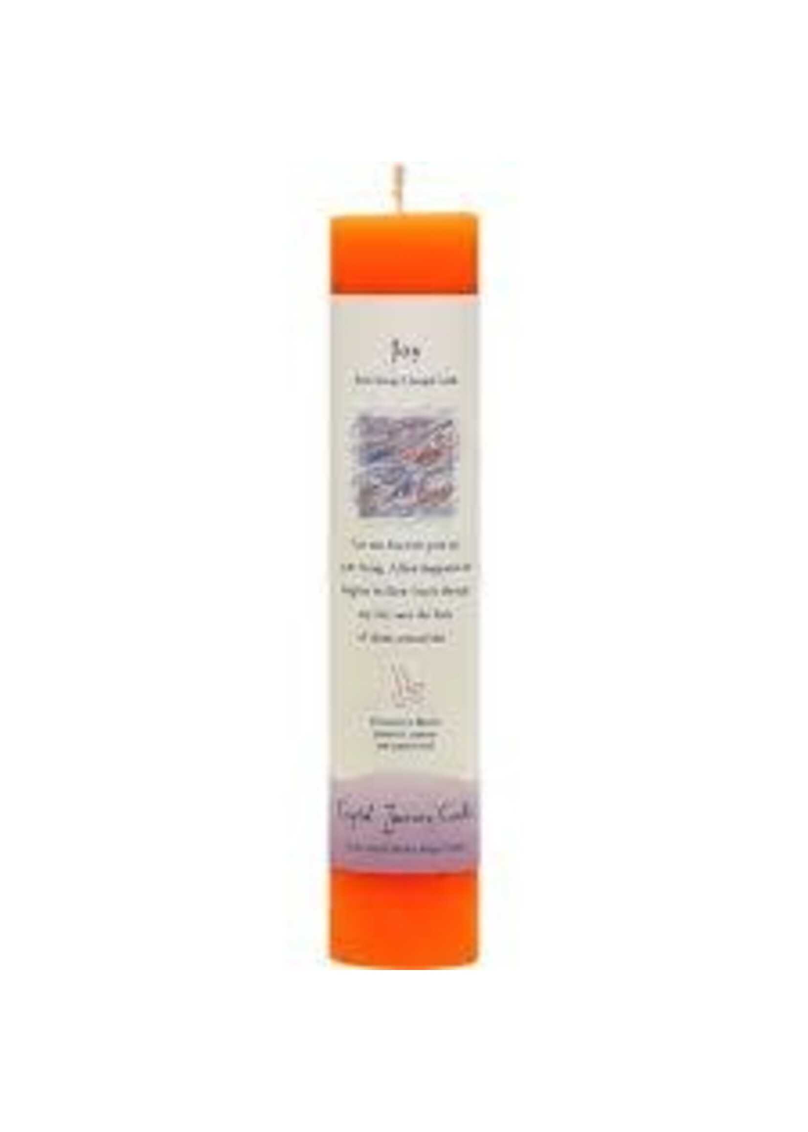 Candle Reiki Herbal Pillar Joy
