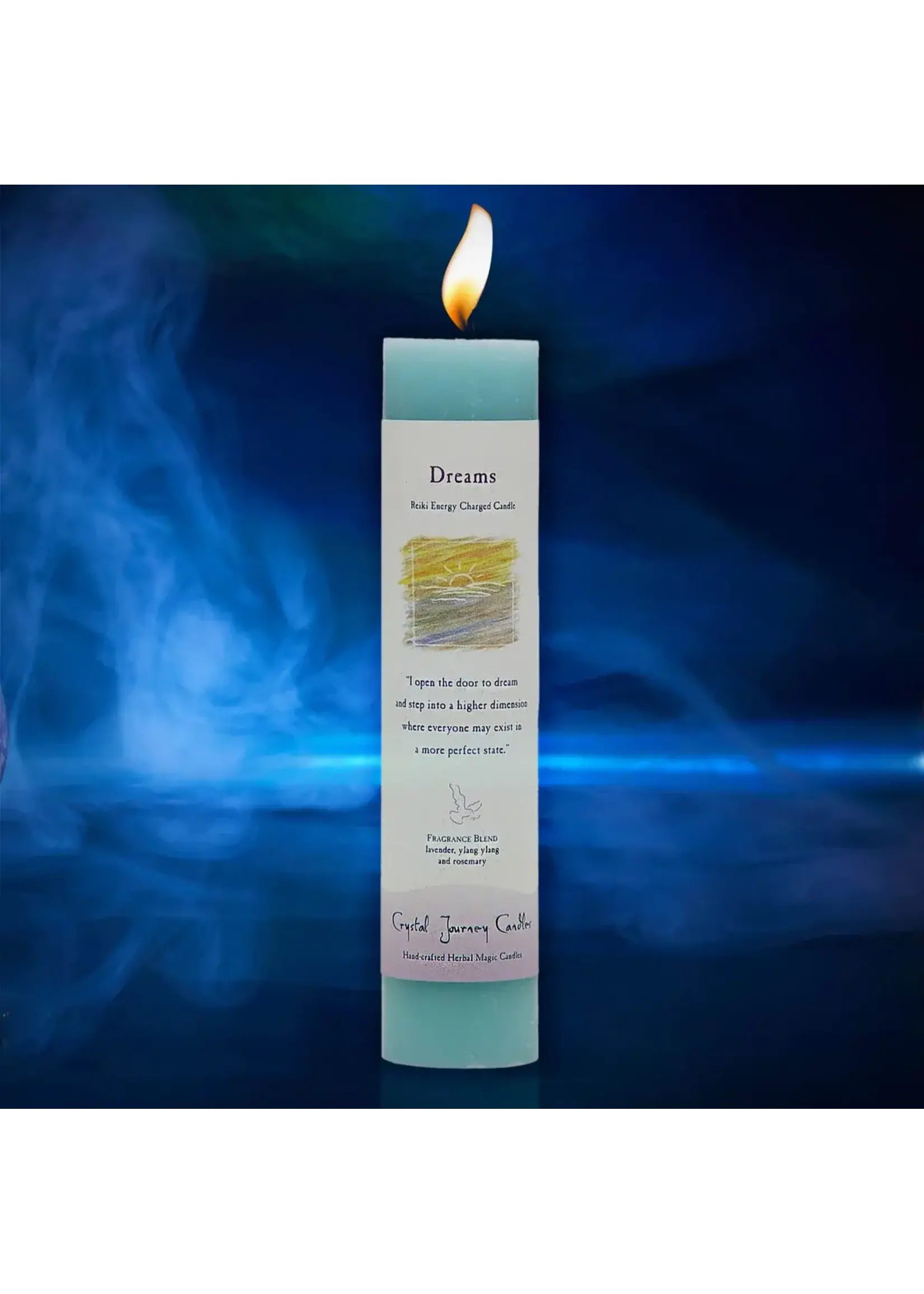 Candle Reiki Herbal Pillar Dreams