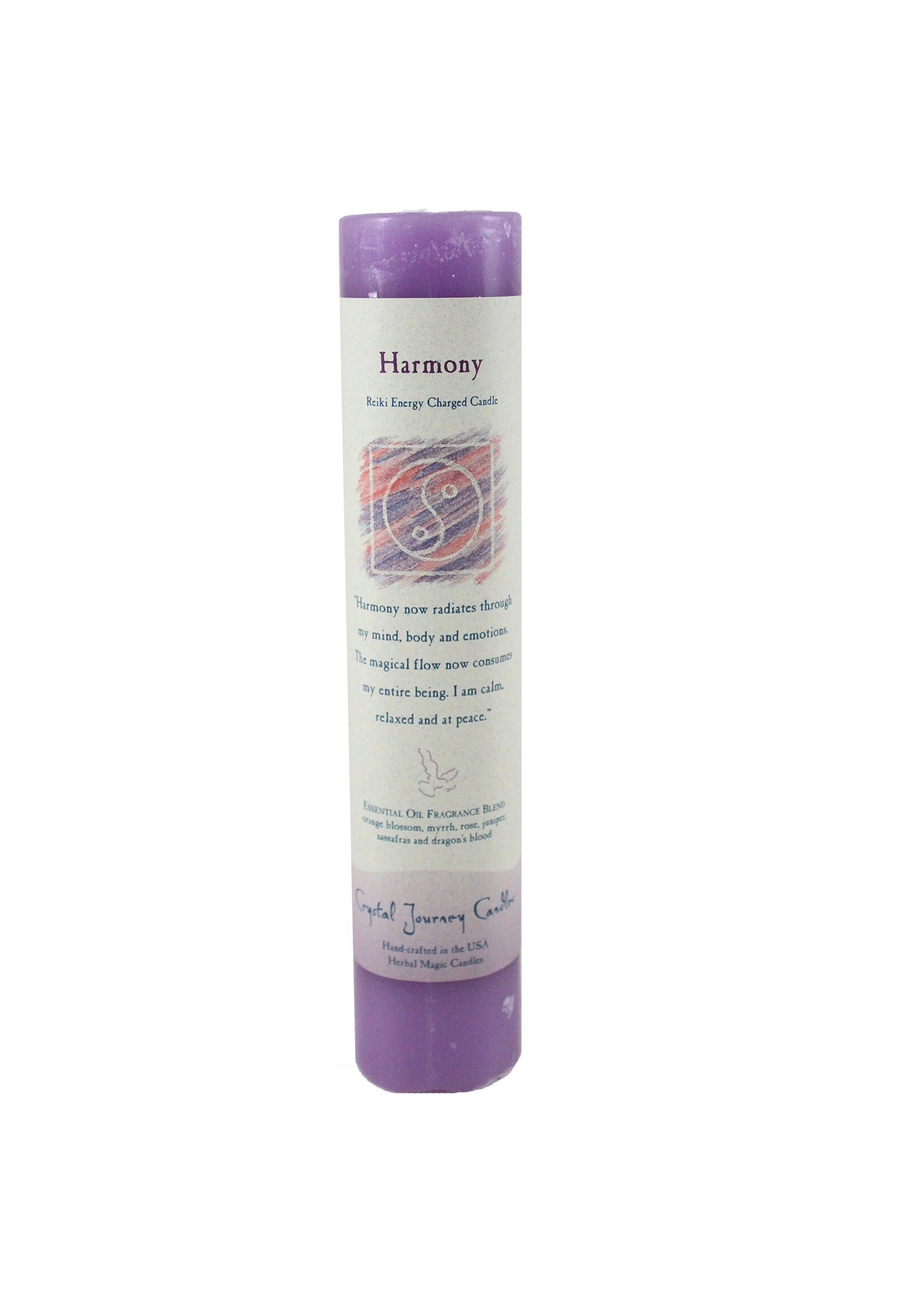 Candle Reiki Herbal Pillar Harmony