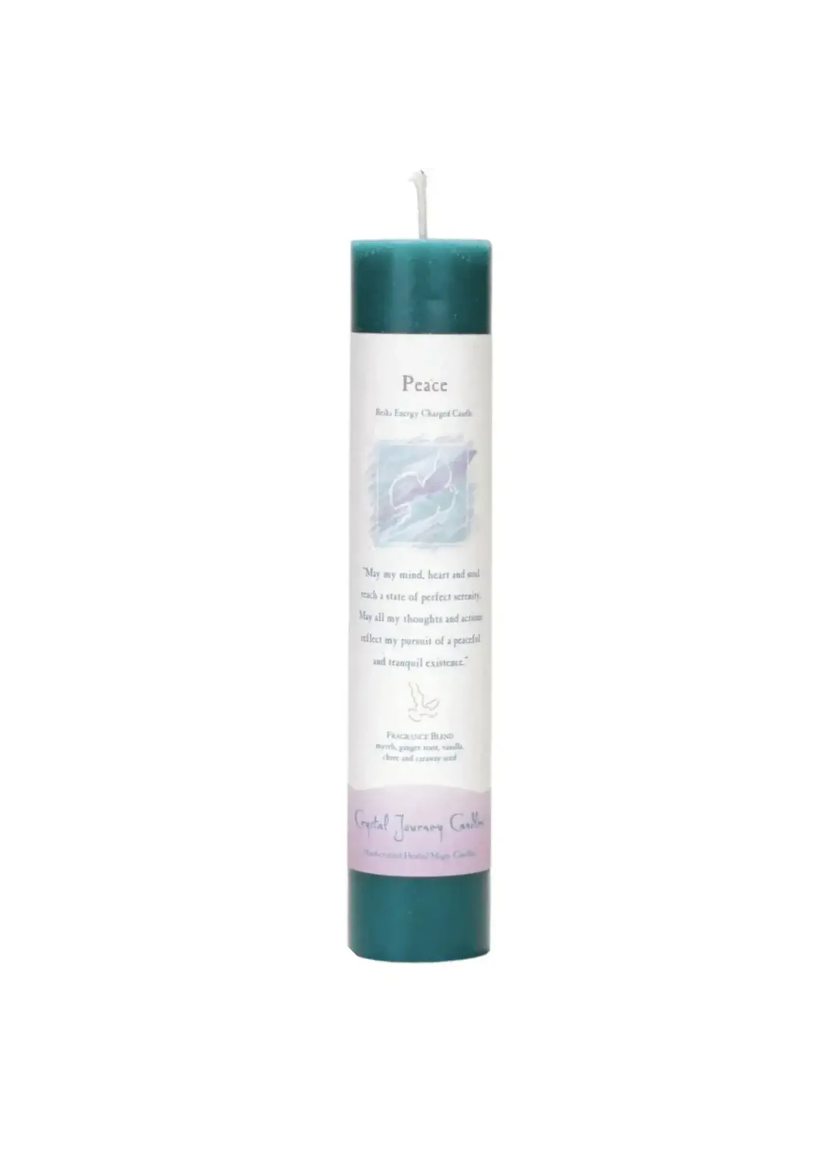 Candle Reiki Herbal Pillar Peace