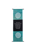 Banner Seagrass & Cotton Flower of Life LG