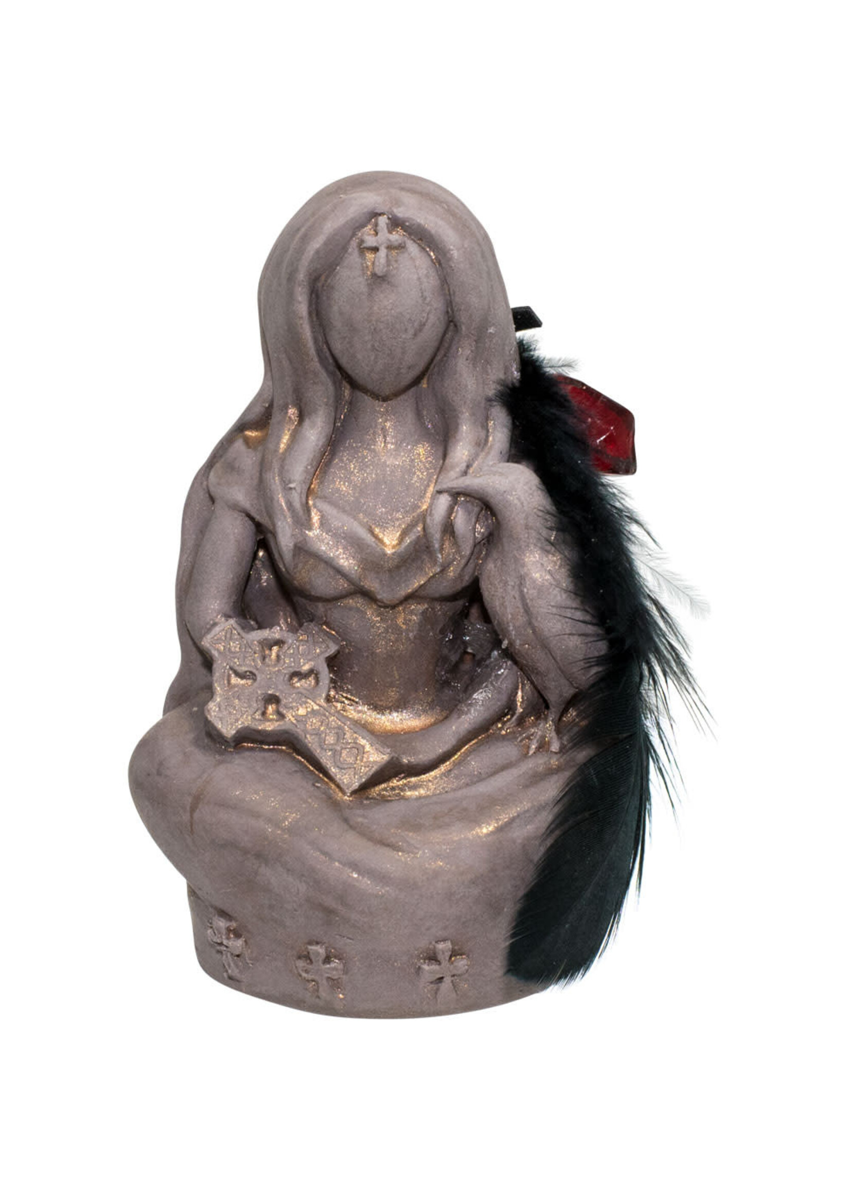 Gypsum Morrigan Raven Goddess