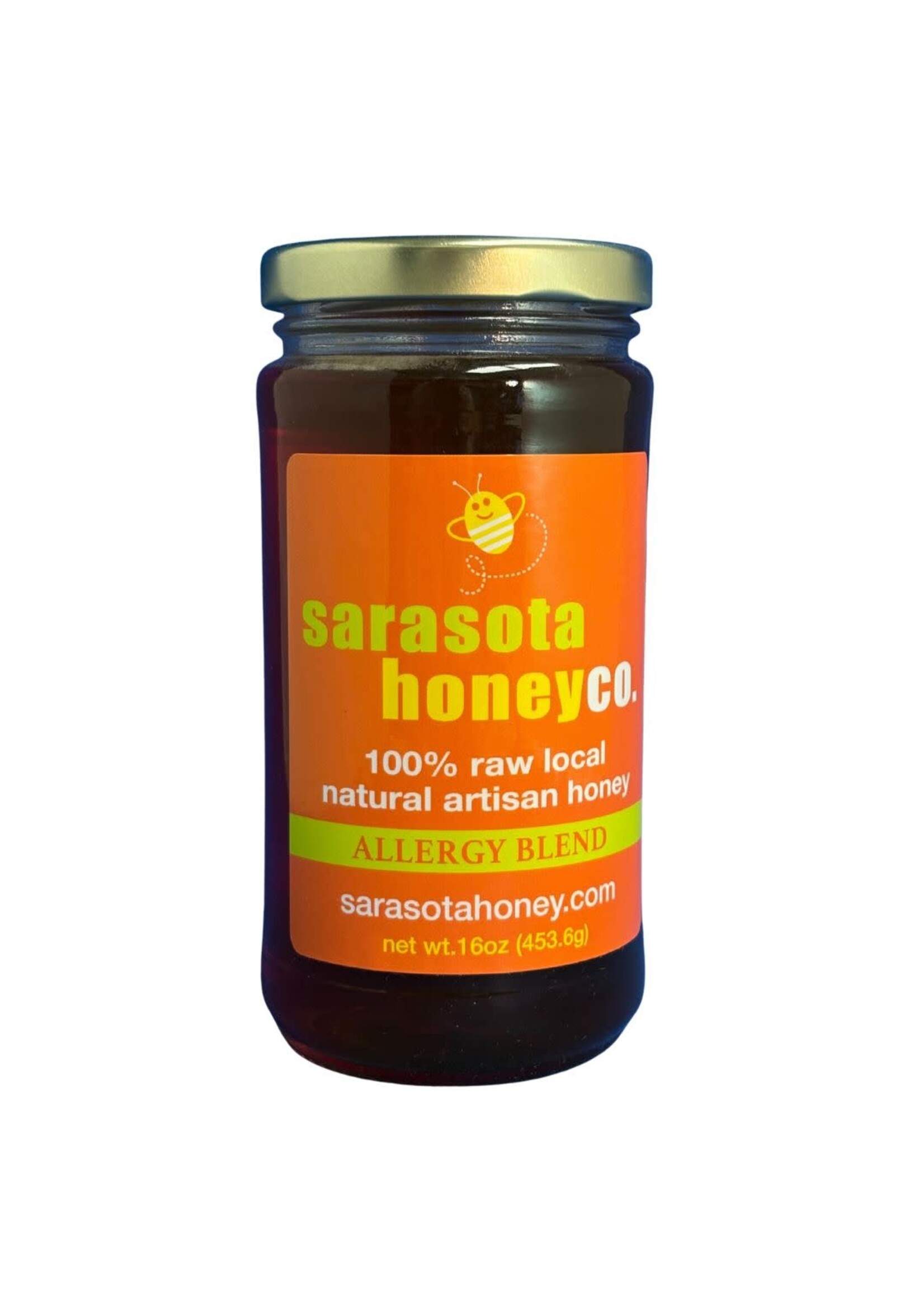 Honey Allergy Blend Raw Honey Jar 16oz