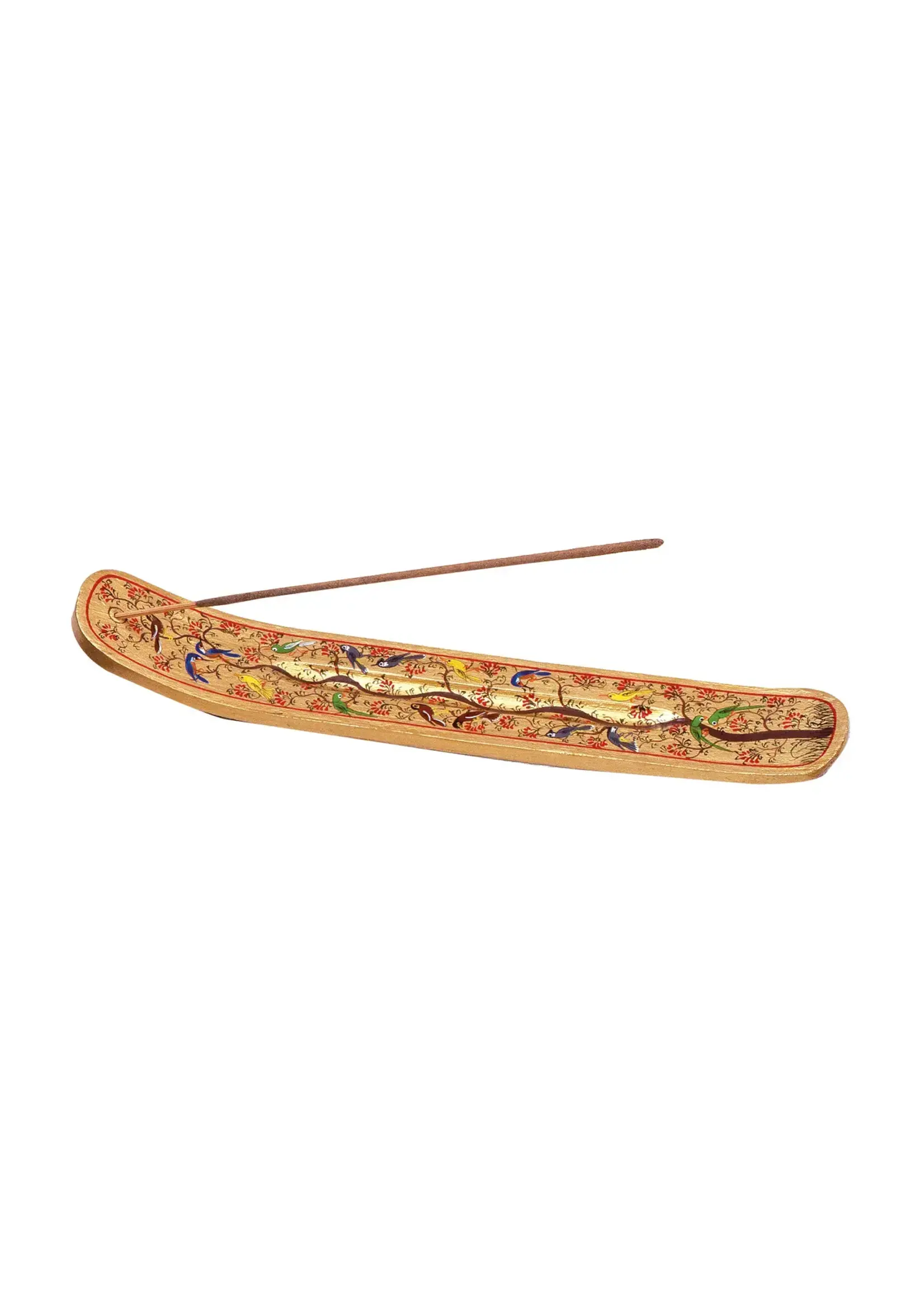 Incense Holder Tree Of Life Painted Birds