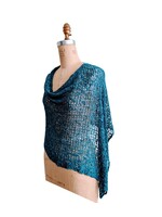 Popcorn Knit 3 Way Cornflower Blue