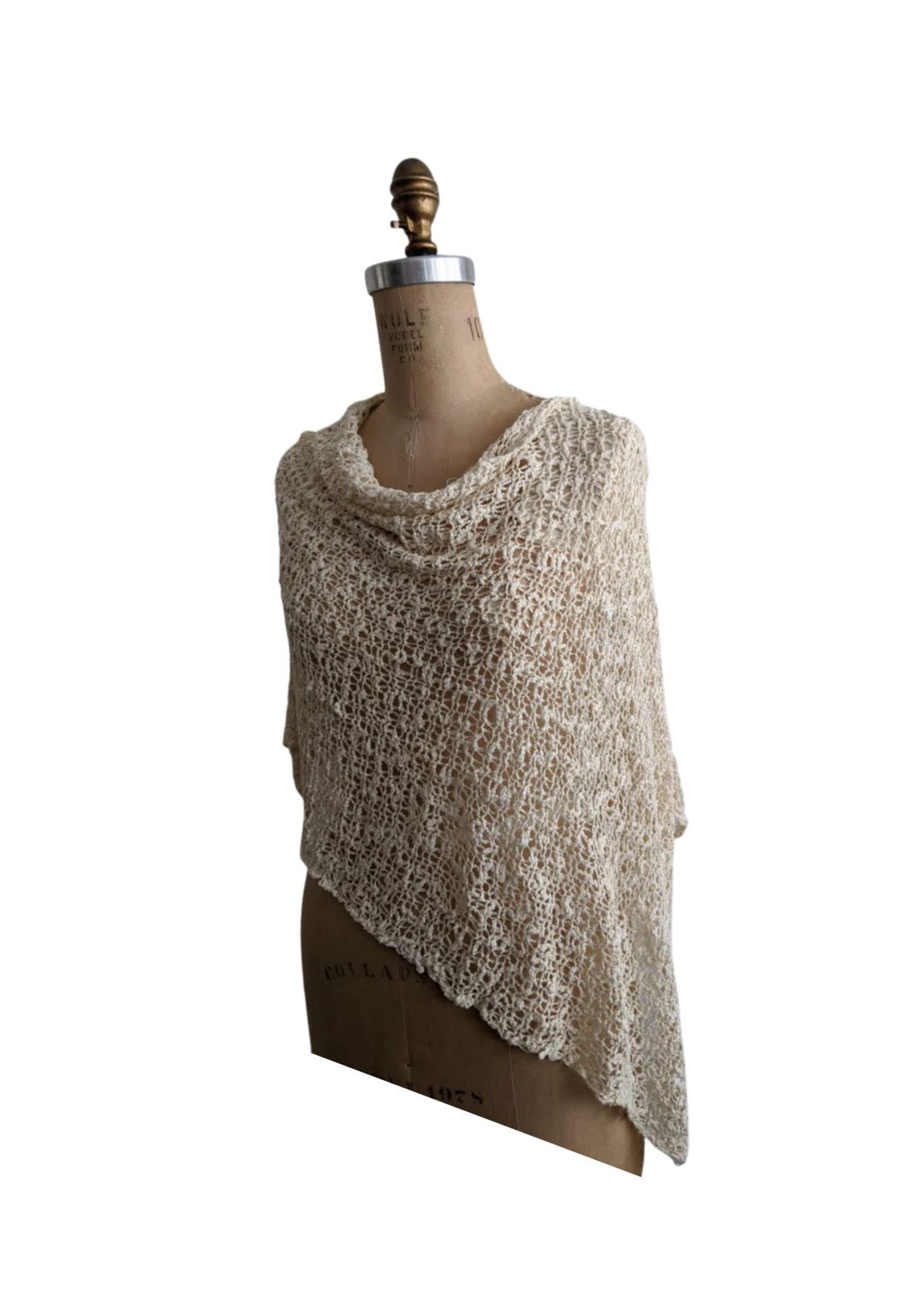 Popcorn Knit 3 Way Sand