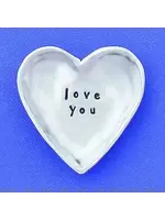 Pewter Charm Bowl Love You