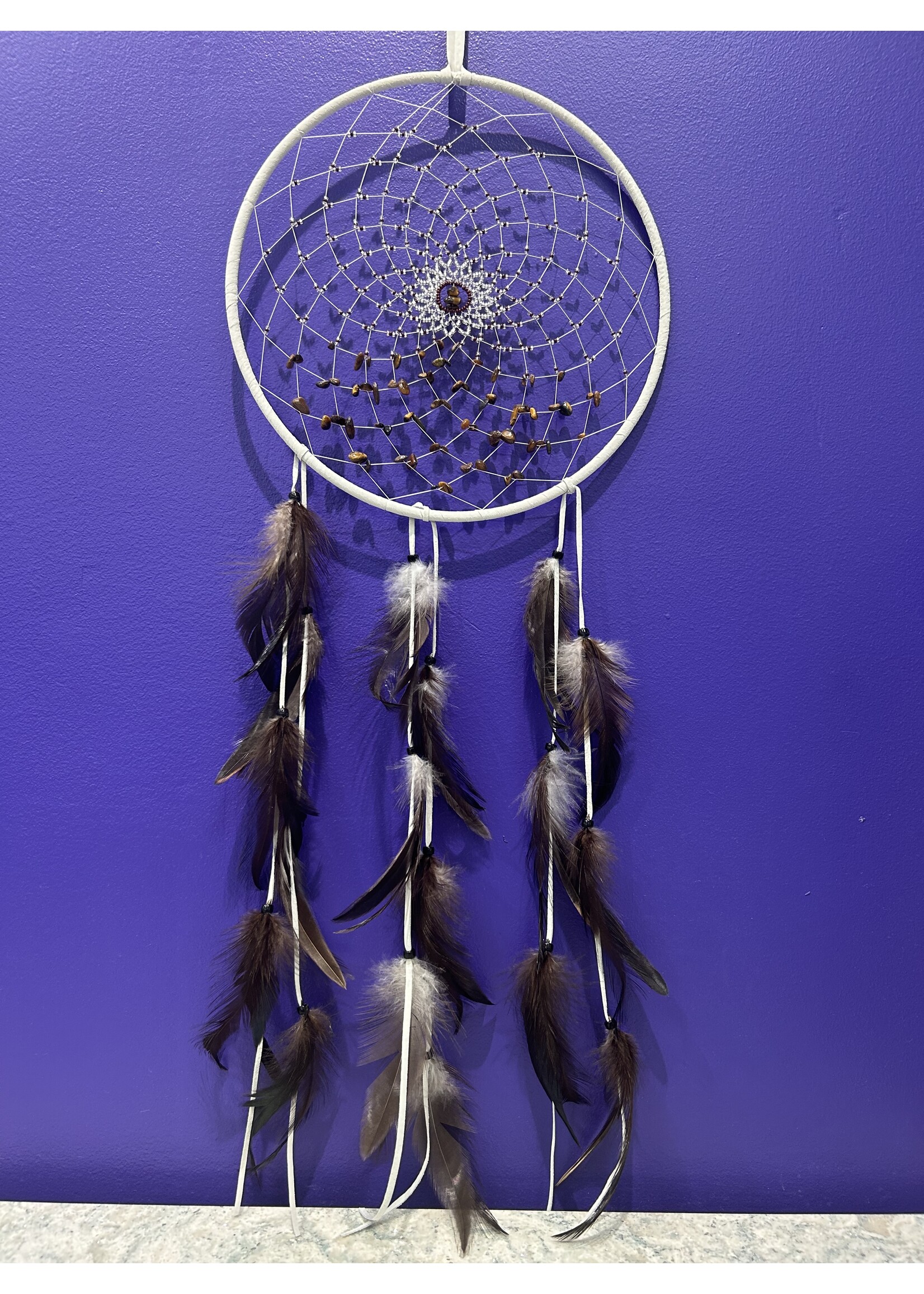 Monague 9" Energy Flow Tiger's Eye Dream Catcher