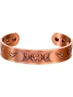 Bracelet Magnetic Copper Triple Moon