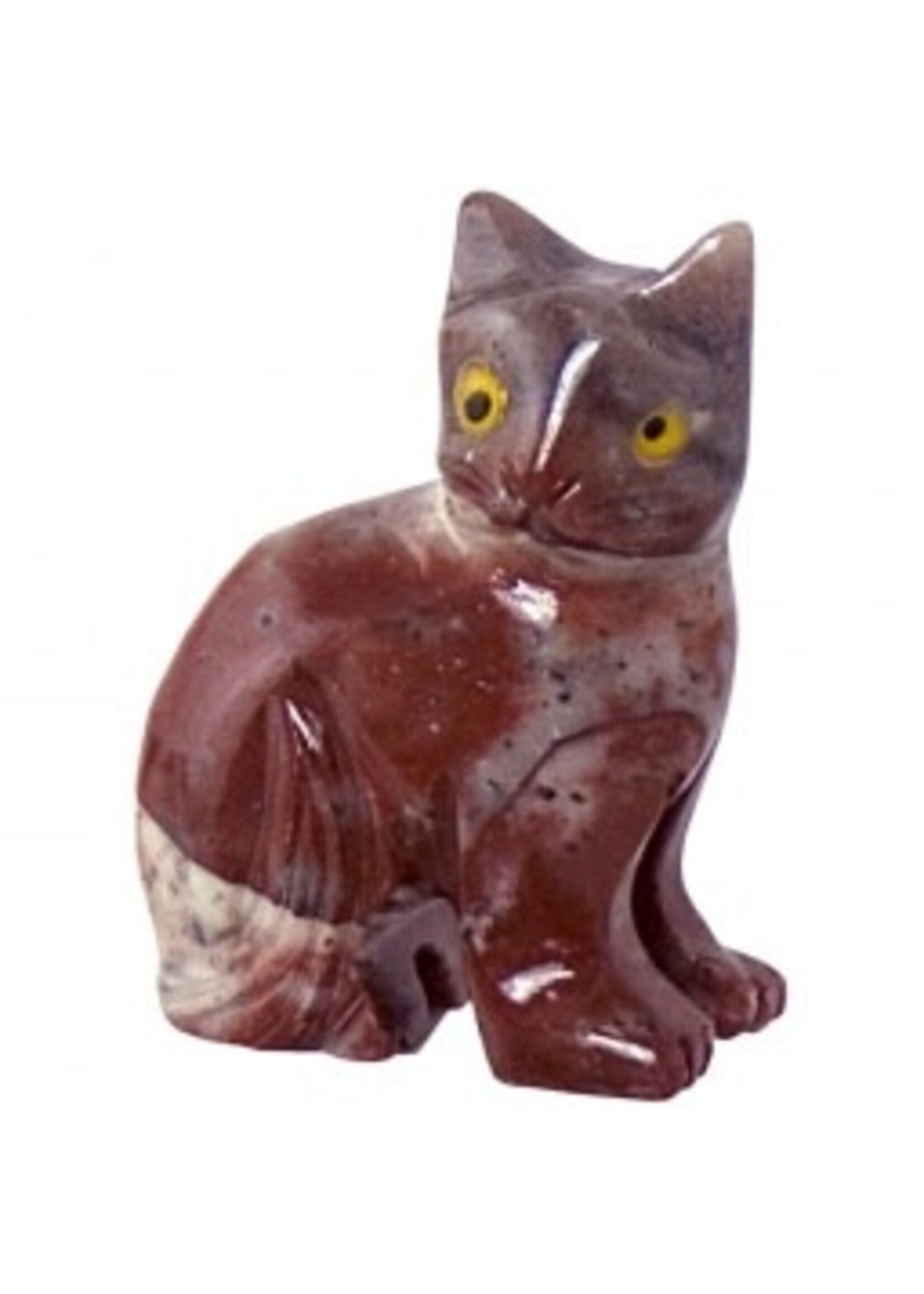 Spirit Animal Dolomite Cat 1.5"H