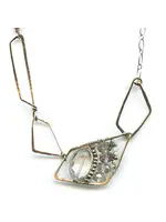 Necklace Crystal Quarry SS 16-18" chain with adjuster