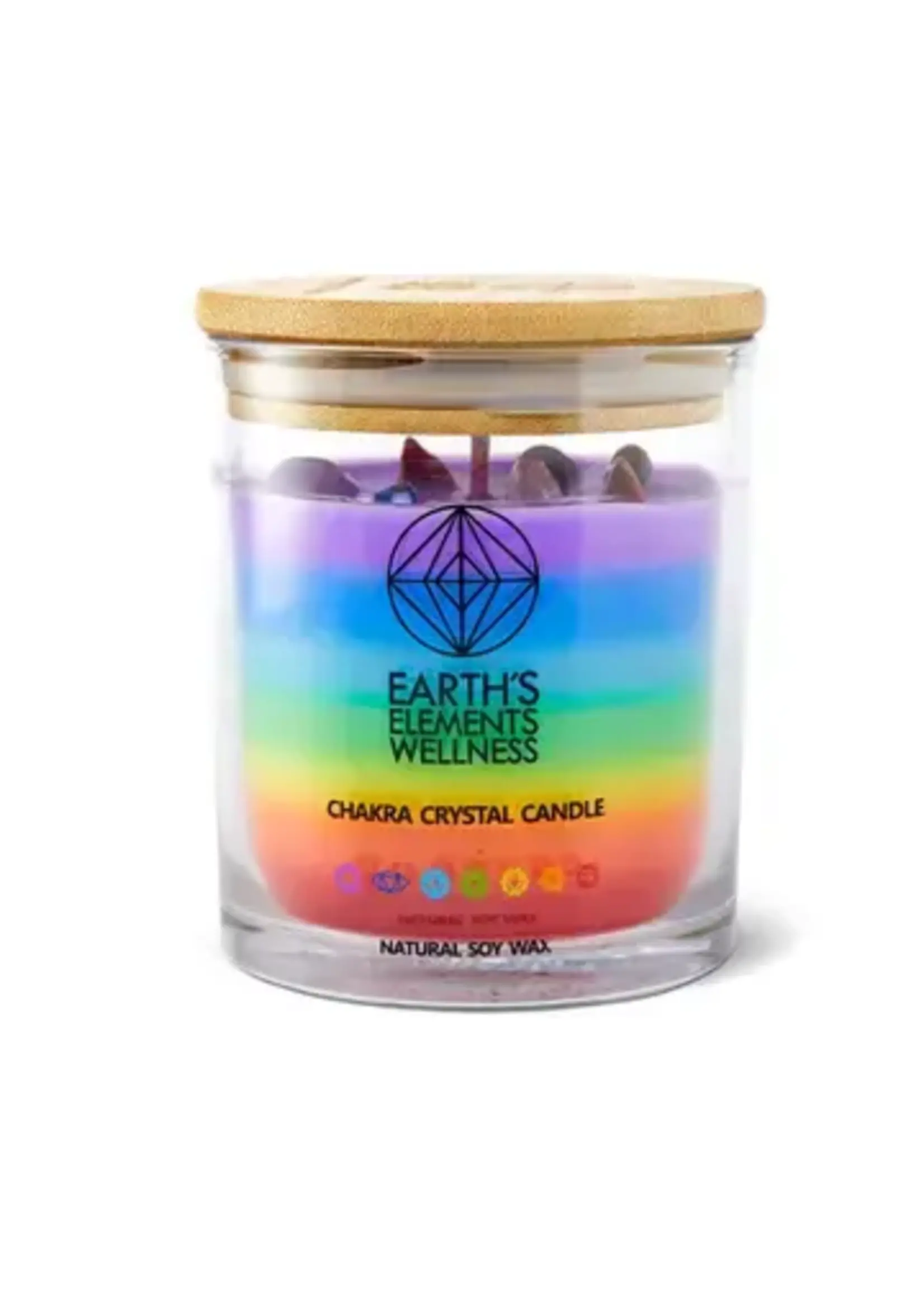 Candle Crystal 7 Chakra