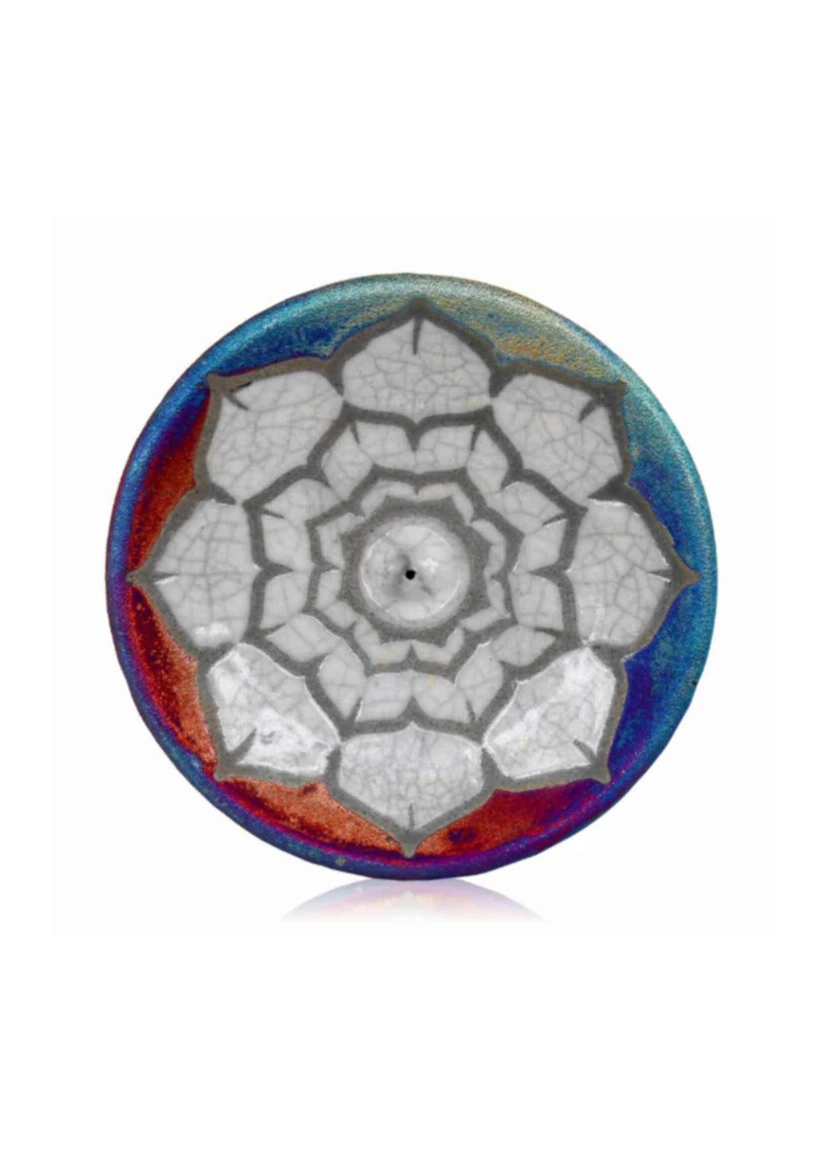 Raku Incense Burners Lotus