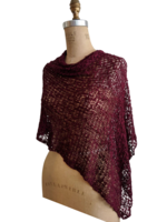 Popcorn Knit 3 Way Burgundy
